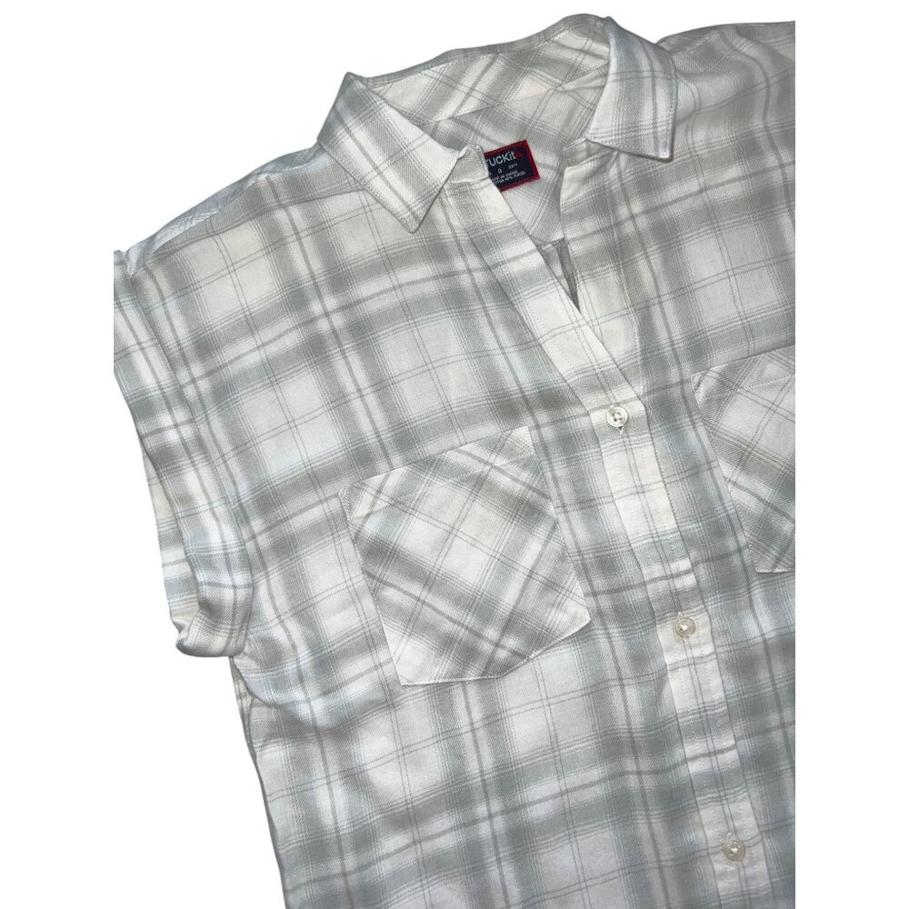 NWT women's UNTUCKit cap sleeve shirt size 0 NEW